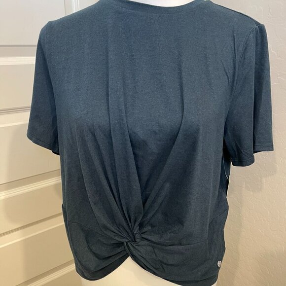 Stretchtherules Knotted T-Shirt in Blue - Size Large - NWT (311) - Picture 6 of 8